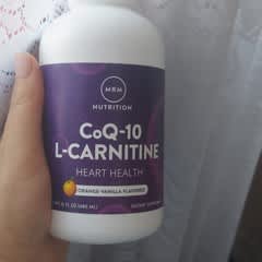 mrm coq10 with l-carnitine MRM Nutrition, жидкий коэнзим Q-10 и L-карнитин, апельсин и ваниль, 480 мл (16 жидк. унций) | L-карнитин