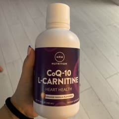 MRM Nutrition, жидкий коэнзим Q-10 и L-карнитин, апельсин и ваниль, 480 мл  (16 жидк. унций) | L-карнитин